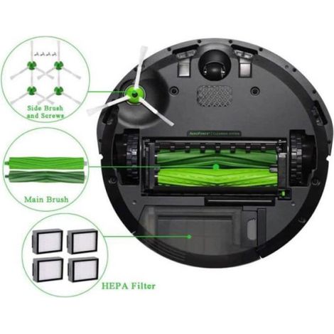 Accessoires pour aspirateur iRobot Roomba i3 i4 i7 i7+/i7 Plus j7 E3 E5 E6 E7 Réapprovisionnement (1/4)