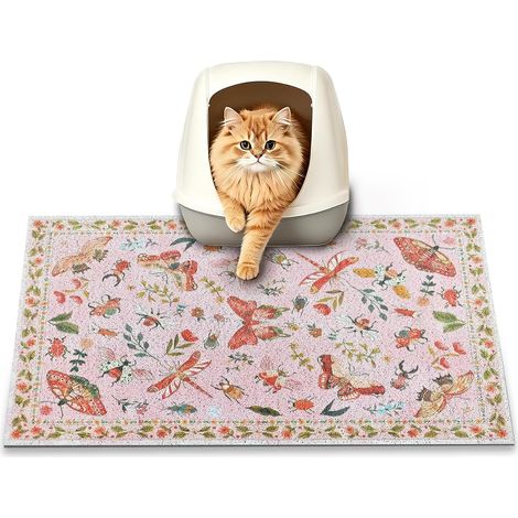Cat Litter Mat, 60 x 40 cm, Retains 100% of Waste (1/5)
