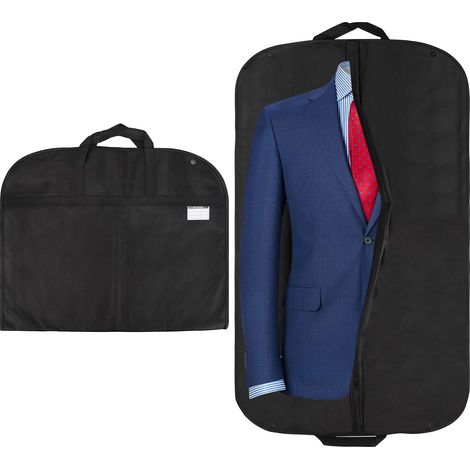 Housses à Vêtements, 2 pcs Anti Poussière Housse Costume, 100 x 60cm Sacs à Vêtements avec Fermeture à Glissière, Couvertures de Protection à Vêtement (1/5)