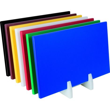 Planche découpe - PE - 500x300x15mm - Noir - Universel - Antidérapant - Saro (1/2)