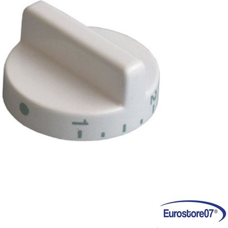 MANOPOLA BIANCA SERIGRAFATA PER TERMOSTATO FRIGO ARISTON ORIGINALE C00037731 (1/3)
