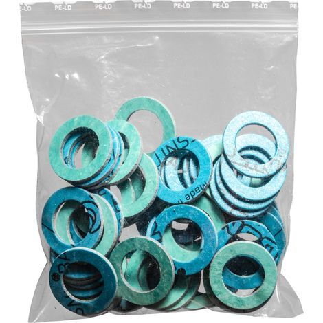 Joints de rechange, 50 pièces, joints en fibre solaire 18x12x2mm