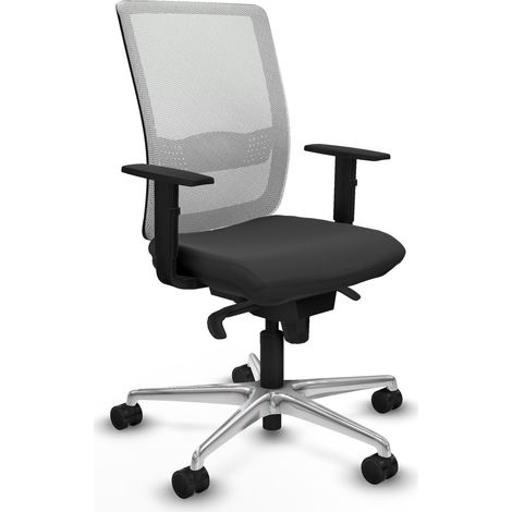 Chaise de bureau piqueras y crespo Haches blanc cuir synthétique (1/2)