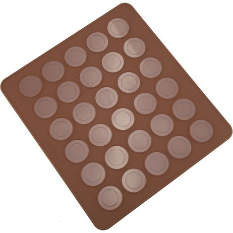 Tapis de cuisson en silicone antiadhésif pour macarons et biscuits (1/5)