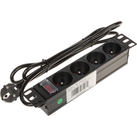 Regleta de enchufes PD-4/R10/R de 1,8 m (1/5)