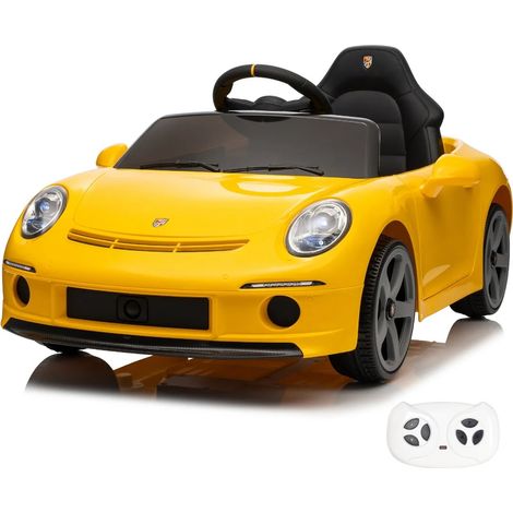 RUF GT 12V - Coche Eléctrico para Niños - 1 a 5 años - Amarillo
