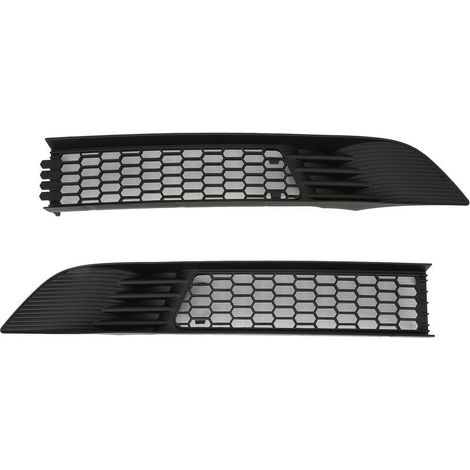 Grille de ventilation de pare-choc avant en maille noire brillante, 2 pièces, remplacement pour Tesla modèle Y 2020 – 2023 (1/4)