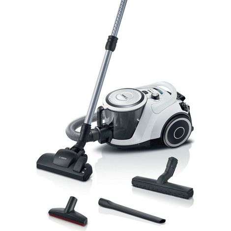 Bosch BGC41XALL Serie 6 Beutelloser Staubsauger Weiß (1/5)