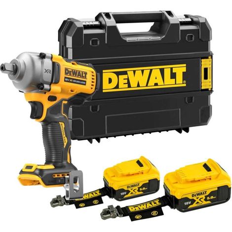 DeWALT - 18V Akku-Schlagschrauber, 2x 5,0 Ah XR LANYARD READY, ohne Ladegerät DCF891P2LRT-XJ