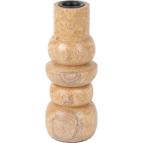 Bougeoir en bois de manguier Formado Small (1/4)