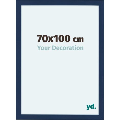 yd. - Cadre photo 70x100 - Bleu Fonce Patine - MDF - Como (1/5)
