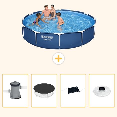 Bestway Bestway Steel Pro Ronde - 366x76 cm - 5-pièces S328 (1/5)