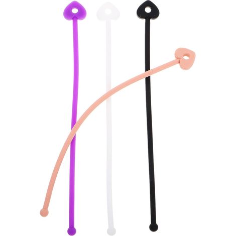 Lot de 4 sangles élastiques en silicone accessoire anti (1/5)