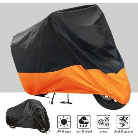 (comme indiqué)Housse Moto XXL - Étanche - Protection UV - Tissu Oxford (1/4)