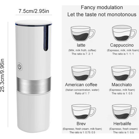 Machine à expresso portable USB, cafetière de voyage compacte (1/5)