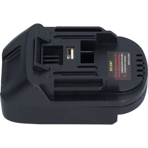 Adaptateur Convertisseur Batterie pour Outil Électroportatif Bosch 18V BS18MT, Accessoire Industriel Lithium (1/5)