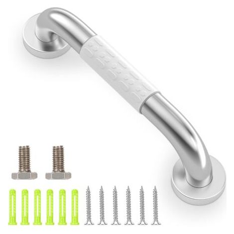 Toilette-Haltegriff, Sicherheits-Badewannengriff, wandmontierte Badezimmer-Haltegriffe aus Edelstahl, rutschfester Badewannengriff, Dusch-Haltegriff für Badezimmer-WC 30 cm (1/5)