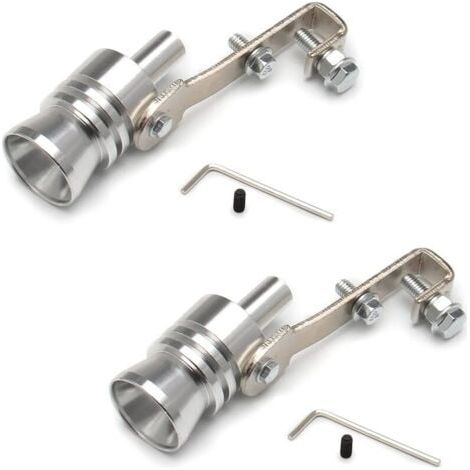 2 Pcs Turbo Simulator-S, Exhaust Whistle, Universal Car Muffler, Universal Turbo Exhaust Whistle, for Car Exhaust Pipe (1/5)