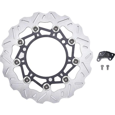 267 mm Edelstahl-Motorrad-Vorderradbremsscheibe, Ersatz-Bremssattel-Adapter-Kit für NMAX125, NMAX155, AEROX155, NVX155 (1/5)