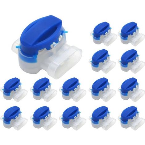 Wasserdichter Kabelverbinder – Gelverbinder – Kabelverbinder – Perimeterdrahtverbinder – Drahtverbinder für den Perimeterdraht von Mährobotern – Perimeterdraht – Perimeterdraht – Modell 314 – 15 Stück (1/5)