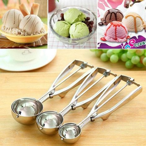4 CM 5 6 Cuisine Crème Glacée Purée De Pommes Terre Cuillère en Acier