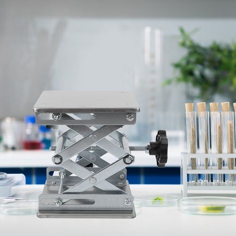 Support de table de laboratoire en acier inoxydable avec plateforme élévatrice, 15 x 19 cm (1/5)