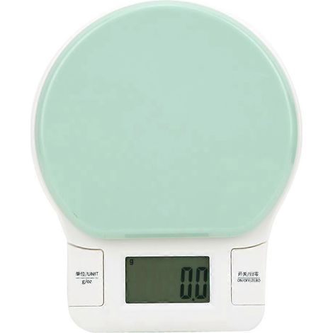Tragbare elektronische Küchenwaage 3 kg, Genauigkeit 0,1 g, zum Backen, Wiegen von Lebensmitteln, praktisches Küchenzubehör. (1/5)