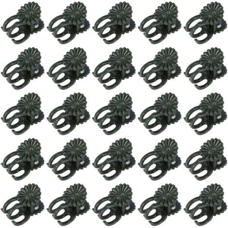 AHLSEN 60 Pcs Pinces à orchidées, pinces à plantes, pinces à vigne, pinces à orchidées pour plantes Clips de support de plantes de jardin en plastique Clips de petites vignes vertes pour soutenir les (1/5)