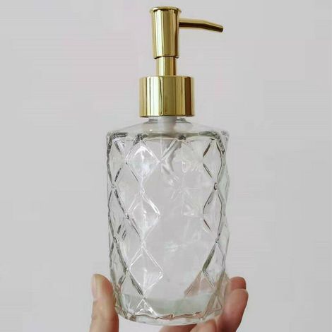 MINKUROW Dispenser Di Sapone Nero 2 Pezzi, Bottiglia Di Lozione Dispenser Di Sapone In Vetro Da 330 Ml, Dispenser Di Liquido Per Piatti Con Pompa, Accessorio Bagno Riutilizzabile Per Lavanderia, Cucin