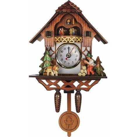 Black Forest clock with quartz movement and cuckoo call, a (1/5)