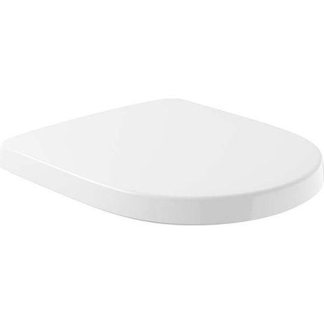 Villeroy & Boch WC-Sitze O.novo, Toilettendeckel aus bruchsicherem Duroplast, D-Form, Weiß Alpin (1/5)