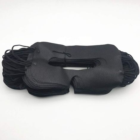 Masque VR jetable anti-transpiration, protection hygiénique oculaire et faciale pour casque VR, noir, lot de 100 pièces (1/5)