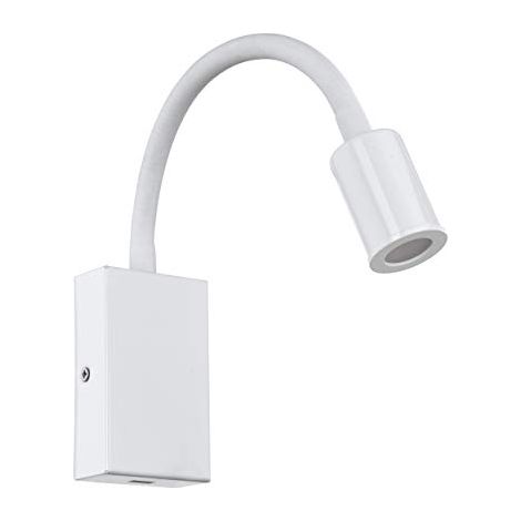 Applique Moderna Tazzoli Acciaio Bianco Luce Led Integrato 3,8W (1/4)