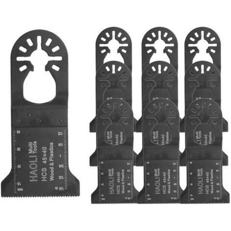 10 packs 45 mm Standard oscillant Outil Multi Lame de scie pour Fein, Dremel, Bosch,