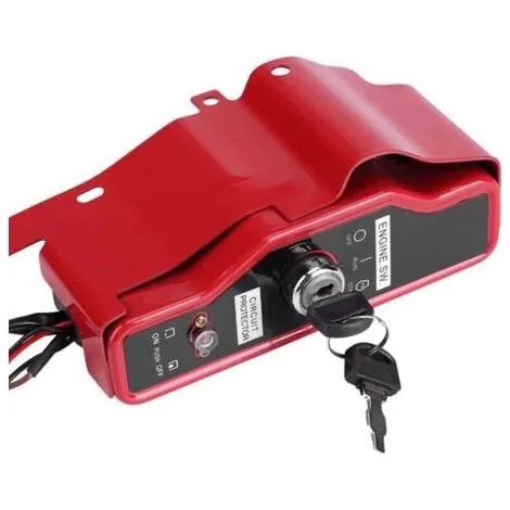 Boîtier de commande d'allumage électrique avec 2 clés pour moteur essence Honda GX390 13 CV, GX340 11 CV, 168F et GX160 (1/3)