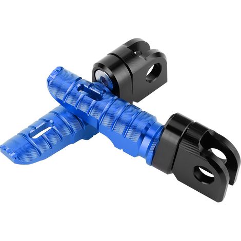 Paar vordere Fußrasten aus Aluminiumlegierung, passend für Kawasaki Ninja Z125 PRO Z250/SL Z400 Z900, Blau (1/5)