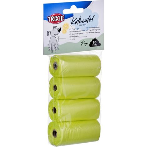 Sacchetto per rifiuti Trixie 80 Unità Giallo Plastica (4 Pezzi) (4 Unità) (1/2)