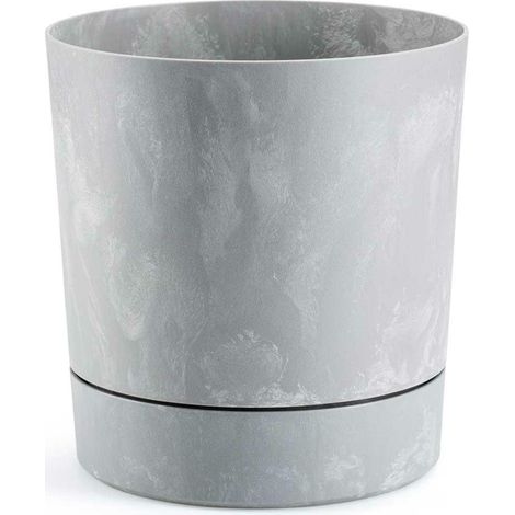 Vaso da fiori di azalea con sottovaso (riciclo) (1/5)