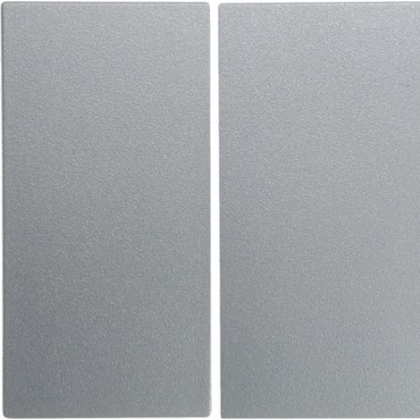 HAGER B1  TOUCHE SANS LENTILLE POUR MÉCANISME DOUBLE ALUMINIUM