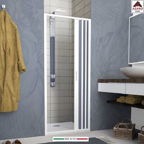 Porta a soffietto box doccia con profili in PVC da 1,2 (1/5)