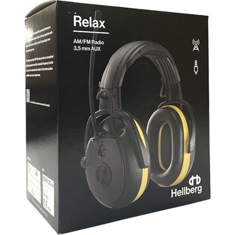 Hellberg Relax Radio Gehörschutz mit Kopfbügel und Bluetooth 45002-001"-"177050989