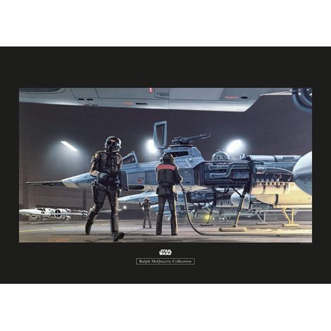 Poster d'art Star Wars Classic RMQ Yavin Y-Wing  40 x 30 cm (1/5)