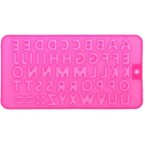 Eiswürfelform Buchstaben Epoxidform Buchstaben Heimdekorationsform handgefertigter Schmuck (1/4)