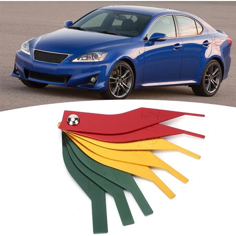 Kit d'outils de mesure d'épaisseur de plaquettes de frein en 8 pièces pour la réparation automobile (1/5)
