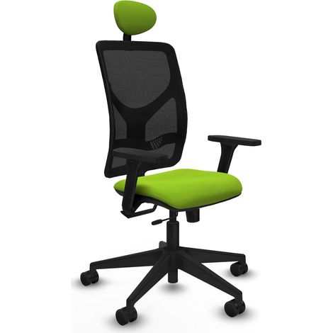 Chaise de bureau piqueras y crespo Motilla noir accoudoirs ajustables (1/2)