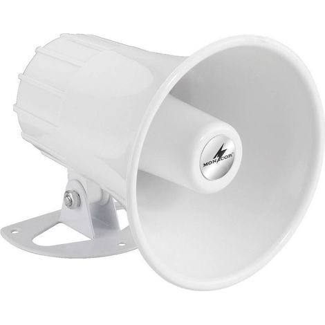 Monacor NR-22KS Altoparlante a compressione 15 W Bianco 1 pz.