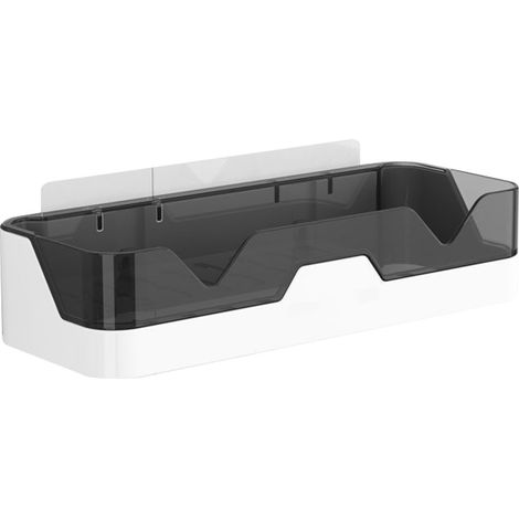 Etagère De Salle De Bain - Support Adhésif Sans Perçage - Résistant Jusqu'à 9 Kg - Pour Carrelage Et Surfaces Lisses - 1 Pièce (1/5)