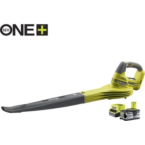 RYOBI Souffleur 18V One+ - 1 batterie LithiumPlus 4.0Ah - 1 chargeur rapide 2.0Ah RBL1820S40F