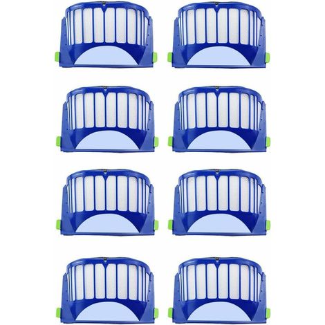 8 PCS Ersatzfilter Kompatibel mit roomba 600 Serie 605 606 615 616 620 621 625 630 631 650 653 655 660 670 671 676 680 Staubsauger (1/5)