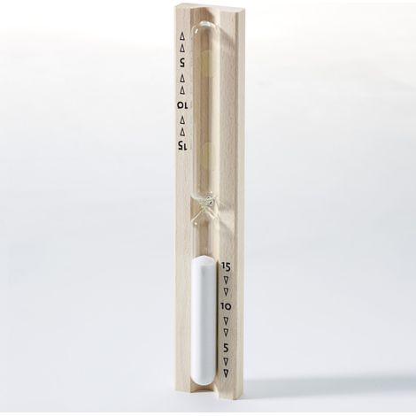 Infraworld Sanduhr Eco 15 Minuten Saunazubehör Saunauhr S2245